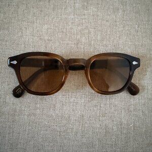 MOSCOT Lemtosh Sz 44mm Amber Replacement Lenses Authentic (Lenses Only!)
